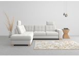 Ecksofa SIT & MORE "Quincy L-Form", silber, B:249cm H:82cm T:213cm, Sofas, Ecksofa, wahlweise mit Schlaffunktion und Bettkasten