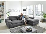 Ecksofa DIE PLANBAR "MP-IN17041 L-Form, Breite 325 cm", grau, B:325cm H:85cm T:195cm, 100% Polyester, Sofas, Ecksofa, Sitztiefenverstellung, optional Kopfteilverstellung & Schlaffunktion