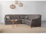 Ecksofa OTTO HOME "Caldera L-Form", grau (anthrazit), B:270cm H:91cm T:250cm, 100% Polyester, Sofas, Ecksofa, Federkern, optional Kopfteilverstellung, Schlaffunktion & Bettkasten