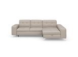 Ecksofa SIT & MORE "Baviene L-Form", grau (elefant), B:286cm H:92cm T:176cm, Sofas, Ecksofa, inklusive Sitztiefenverstellung & Federkern, optional Schlaffunktion