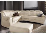 Ecksofa SIT & MORE "Benson L-Form", beige (creme), B:265cm H:94cm T:215cm, NaturLeder;Luxus-Microfaser;Luxus-Kunstleder;Primabelle-Microfaser, Sofas, Ecksofa, wahlweise mit Schlaffunktion
