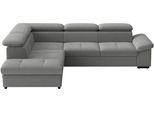 Ecksofa SIT & MORE "Viola, L-Form, B. 249 cm", anthrazit, B:249cm H:73cm T:226cm, 100% Polyester, Sofas, Ecksofa, optional Schlaffunktion