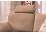 Kopfstütze OTTO HOME "Borkum, B: 52cm", braun, B:52cm H:22cm, Luxus-Microfaser (100% Polyester), Luxus-Microfaser Toro (100% Polyester), Struktur (100% Polyester), MELROSE (100% Polyester). , Polsterauflagen, Kopfstütze
