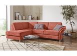 Ecksofa SIT & MORE "Clio L-Form", orange (terra), B:254cm H:89cm T:190cm, Sofas, Ecksofa, wahlweise mit Schlaffunktion und Bettkasten, inklusive Federkern