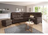 Ecksofa OTTO HOME "Boccaccio L-Form", braun, B:265cm H:104cm T:215cm, Struktur weich (90% Polyester / 10% Polyamid);Luxus-Microfaser (100% Polyester);Luxus-Microfaser Vintageoptik(100% Polyester), Sofas, Ecksofa, mit Federkern, incl. Kopfteilverstellung, wahlweise Schlaffunktion