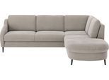 Ecksofa SIT & MORE "Soul L-Form", grau (anthrazit), B:257cm H:90cm T:239cm, 100% Polyester, Sofas, Ecksofa, wahlweise mit Schlaffunktion und Bettkasten oder Schubkasten