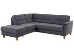 Ecksofa HOME AFFAIRE "Palmera L-Form, B: 236 cm", grau, B:236cm H:89cm T:212cm, 100% Polyester;Struktur (100% Polyester);Luxus-Microfaser in Lederoptik (100% Polyester), Sofas, Ecksofa, optional Schlaffunktion & Bettkasten, Federkern