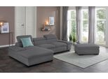 Ecksofa OTTO HOME "Alberto L-Form", grau, B:286cm H:73cm T:174cm, 90% Polyester, 10% Polyamid;Luxus-Microfaser ALTARA NUBUCK (100% Polyester);Luxus-Microfaser weich (90% Polyester, 10% Polyamid);Microfaser Antiklederoptik, Sofas, Ecksofa, mit Kopfteilverstellung, wahlweise mit Schlaffunktion