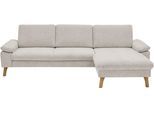 Ecksofa DIE PLANBAR "PP-LA24075 L-Form, Breite 286 cm", cyber ecru, B:286cm T:178cm, 100% recyceltes Polyester, Sofas, Ecksofa, opt. mit Kopfstützen, Schlaffunktion, mot. Ottomane, Sitztiefenverst.