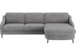Ecksofa SIT & MORE "Soul L-Form", grau, B:280cm H:90cm T:182cm, 95% Polyester, 5% Polyamid, Sofas, Ecksofa, wahlweise mit Schlaffunktion und Bettkasten oder Schubkasten