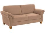3-Sitzer OTTO HOME "Borkum, B: 186cm", braun, B:186cm H:87cm T:88cm, Struktur (100% Polyester);Luxus-Microfaser ALTARA NUBUCK (100% Polyester);MELROSE (100% Polyester);Luxus-Microfaser Toro (100% Polyester), Sofas, 3-Sitzer, mit Federkern