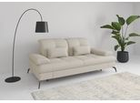3-Sitzer SIT & MORE "Amica, inkl. Sitztiefenverstellung und Armteilverstellung", beige (creme), B:212cm H:90cm T:122cm, 95% Polyester, 5% Polyamid, Sofas, 3-Sitzer, wahlweise mit Kopfteilverstellung und Schlaffunktion