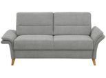 3-Sitzer OTTO HOME "Westerland", grau (hellgrau), B:186cm H:90cm T:89cm, 100% Polyester, Sofas, 3-Sitzer, Federkern-Polsterung. wahlweise mit Armlehnfunktion