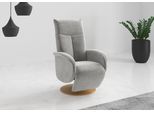 TV-Sessel OTTO HOME "Glendale", grau (hellgrau), B:75cm H:112cm T:82cm, 100% Polyester, Sessel, TV-Sessel, wahlweise mit Aufstehhilfe, 2 Motoren und Akku