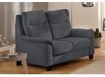2-Sitzer OTTO HOME "Boccaccio", grau, B:143cm H:104cm T:96cm, Luxus-Microfaser Vintageoptik(100% Polyester);Struktur weich (90% Polyester / 10% Polyamid);Luxus-Microfaser (100% Polyester), Sofas, 2-Sitzer, mit Federkern, incl. Kopfteilverstellung