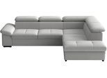 Ecksofa SIT & MORE "Viola, L-Form, B. 249 cm", silber, B:249cm H:73cm T:226cm, 100% Polyester, Sofas, Ecksofa, optional Schlaffunktion