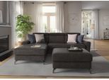 Ecksofa SIT & MORE "Scarlett L-Form", grau (anthrazit), B:258cm T:172cm, Sofas, Ecksofa, inklusive Kopfteilverstellung, optional Schlaffunktion & Bettkasten