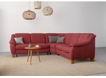 Ecksofa OTTO HOME "Caldera L-Form", lila (chianti), B:270cm T:250cm, 100% Polyester, Sofas, Ecksofa, Federkern, optional Kopfteilverstellung, Schlaffunktion & Bettkasten