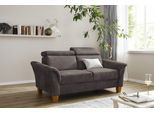 2,5-Sitzer OTTO HOME "Conville", braun (mocca), B:181cm H:84cm T:93cm, 100% Polyester, Sofas, 2 5-Sitzer, inkl. Kopfteilverstellung
