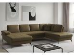 Wohnlandschaft SIT & MORE "Morris Jubi, Breite 300 cm", olive, B:300cm H:83cm T:202cm, Sofas, Wohnlandschaft, mit Armteilfunktion, optional mit Schlaffunktion