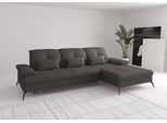 Ecksofa SIT & MORE "Amica, L-Form, inkl. Sitztiefenverstellung & Armteilverstellung", braun (mocca), B:279cm H:90cm T:185cm, Sofas, Ecksofa, wahlweise mit Schlaffunktion, Bettkasten und Kopfteilverstellung