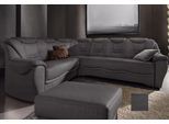 Ecksofa SIT & MORE "Benson L-Form", grau (anthrazit), B:265cm H:94cm T:215cm, NaturLeder;Luxus-Microfaser;Luxus-Kunstleder;Primabelle-Microfaser, Sofas, Ecksofa, wahlweise mit Schlaffunktion