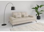 3-Sitzer SIT & MORE "Amica, inkl. Sitztiefenverstellung und Armteilverstellung", beige (creme), B:212cm H:90cm T:122cm, 95% Polyester, 5% Polyamid, Sofas, 3-Sitzer, wahlweise mit Kopfteilverstellung und Schlaffunktion