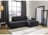 Ecksofa JOCKENHÖFER GRUPPE "Fantasy L-Form, B: 247 cm, Dreh-Schwenk-Ottomane", schwarz (schwarz 426, 26), B:247cm T:109cm, Korpus: 100% Polyester;Kissen: 100% Polyester, Sofas, Ecksofa, mit Schlaffunktion, Bettkasten & Zierkissen, wandelbar zum Big-Sofa