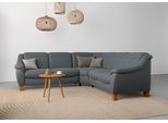 Ecksofa OTTO HOME "Caldera L-Form", grau (dunkelgrau), B:270cm H:91cm T:250cm, 100% Polyester, Sofas, Ecksofa, Federkern, optional Kopfteilverstellung, Schlaffunktion & Bettkasten