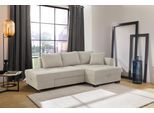Ecksofa JOCKENHÖFER GRUPPE "Fantasy L-Form, B: 247 cm, Dreh-Schwenk-Ottomane", grau (grau, beige 426, 17), B:247cm T:109cm, Korpus: 100% Polyester;Kissen: 100% Polyester, Sofas, Ecksofa, mit Schlaffunktion, Bettkasten & Zierkissen, wandelbar zum Big-Sofa