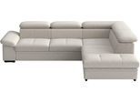 Ecksofa SIT & MORE "Viola, L-Form, B. 249 cm", nature, B:249cm H:73cm T:226cm, 100% Polyester, Sofas, Ecksofa, optional Schlaffunktion