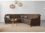 Ecksofa OTTO HOME "Caldera L-Form", braun (espresso), B:270cm T:250cm, 98% Polyester 2% Polyamid, Sofas, Ecksofa, Federkern, optional Kopfteilverstellung, Schlaffunktion & Bettkasten