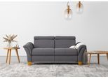 2,5-Sitzer OTTO HOME "Lindgren", braun (espresso), B:185cm H:84cm T:93cm, 100% Polyester, Sofas, 2 5-Sitzer, wahlweise mit TV-Funktion, links oder beidseitig, Kopfteilverstellung