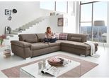 Ecksofa DIE PLANBAR "MP-IN17041 L-Form, Breite 320 cm", nougat, B:320cm H:85cm T:260cm, 100% Polyester, Sofas, Ecksofa, Sitztiefenverstellung, optional Kopfteilverstellung & Schlaffunktion