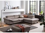 Ecksofa OTTO HOME "Pilot L-Form", braun (elephant), B:266cm H:73cm T:108cm, 100% Polyester; Feinstruktur 75000 Scheurtouren; Struktur 35000 Scheuertouren, Mikrofaser 40000 Scheuertouren, Sofas, Ecksofa, mit Kopfteilverstellung, wahlweise mit Schlaffunktion & Bettkasten