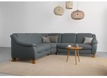 Ecksofa OTTO HOME "Caldera L-Form", grau (dunkelgrau), B:270cm T:250cm, 100% Polyester, Sofas, Ecksofa, Federkern, optional Kopfteilverstellung, Schlaffunktion & Bettkasten