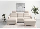 Ecksofa SIT & MORE "Farö L-Form", grau (elephant), B:234cm H:90cm T:168cm, Sofas, Ecksofa, inklusive Federkern, wahlweise mit Schlaffunktion und Bettkasten