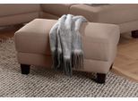 Hocker OTTO HOME "Trondheim", beige (dunkelbeige), B:101cm H:48cm T:66cm, Struktur fein (100% Polyester);Flachgewebe (100% Polyester);Luxus-Microfaser (90% Polyester, 10% Polyamid), Hocker, Hocker, mit Stauraum, Federkern