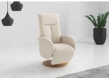 TV-Sessel OTTO HOME "Glendale", beige (creme), B:75cm H:112cm T:82cm, 95% Polyester, 5% Polyamid, Sessel, TV-Sessel, wahlweise mit Aufstehhilfe, 2 Motoren und Akku