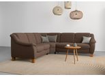 Ecksofa OTTO HOME "Caldera L-Form", braun (espresso), B:270cm T:250cm, 98% Polyester 2% Polyamid, Sofas, Ecksofa, Federkern, optional Kopfteilverstellung, Schlaffunktion & Bettkasten
