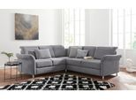 Ecksofa SIT & MORE "Darwin L-Form", grau, B:249cm H:83cm T:229cm, Sofas, Ecksofa, inklusive Federkern, wahlweise mit Kopfteilverstellung, Schlaffunktion