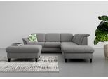 Ecksofa SIT & MORE "Maggiore L-Form", grau, B:261cm T:224cm, 98% Polyester, 2% Polyamid, Sofas, Ecksofa, wahlweise mit Kopfteilverstellung, Schlaffunktion und Stauraum
