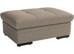Polsterhocker SIT & MORE "Viola, B: 102 cm", taupe, B:102cm H:43cm T:68cm, 100% Polyester, Hocker, Polsterhocker, mit praktischen Stauraum