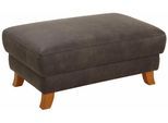 Hocker OTTO HOME "Trondheim", grau (anthrazit), B:101cm H:48cm T:66cm, Struktur weich ( 97% Polyester, 3% Baumwolle);Luxus-Microfaser ALTARA NUBUCKr (100% Polyester);Luxus-Microfaser Lederoptik (100% Polyester), Hocker, Hocker, mit Stauraum und Federkern