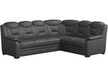 Ecksofa COTTA "Marcus L-Form", grau, B:263cm H:99cm T:211cm, 64% Polyurethan, 25% Polyester, 11% Baumwolle, Sofas, Ecksofa, wahlweise mit Schlaffunktion & Stauraum