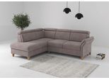 Ecksofa OTTO HOME "Glendale, L-Form", grau (taupe), B:247cm H:84cm T:193cm, 90% Polyester, 10% Polyamid, Sofas, Ecksofa, inkl. Kopfteilverstellung, wahlweise mit Vorziehsitz und Bettkasten