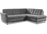 Ecksofa DIE PLANBAR "MP-IN20016 L-Form mit Kaltschaum-Polsterung", grau, B:242cm H:87cm T:116cm, 100% Polyester, Sofas, Ecksofa, optional Kopfstützen & Schlaffunktion, mit Kaltschaum-Polsterung