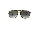 Tom Ford Zonnebril 0447 Jacob 52b Donker Havana Smoke Grijs Verloop