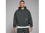 MP Lifestyle Oversized Kapuzenpullover – Verwaschenes Schwarz - XXS-XS