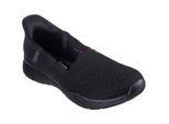 Skechers Seager Believe It Textil Damen Schwarz Sneakers